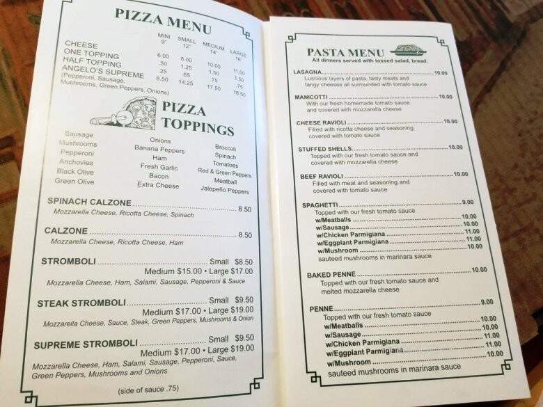 Angelo's Pizza - Brookville, PA