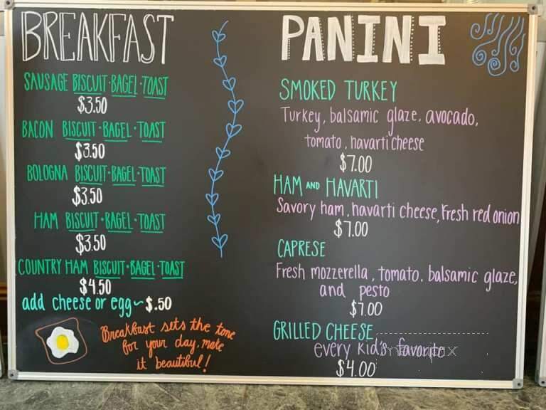 The Blue Canoe Cafe - Ridge Spring, SC menu_pic