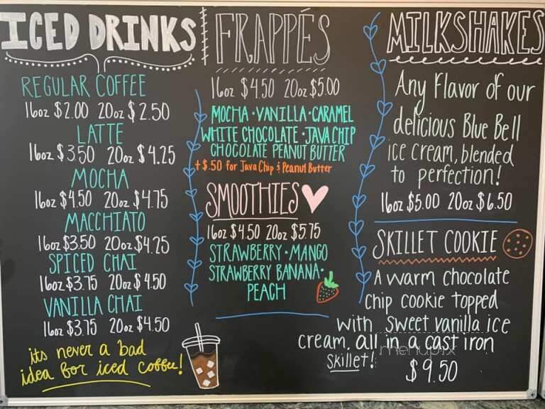 The Blue Canoe Cafe - Ridge Spring, SC menu_pic
