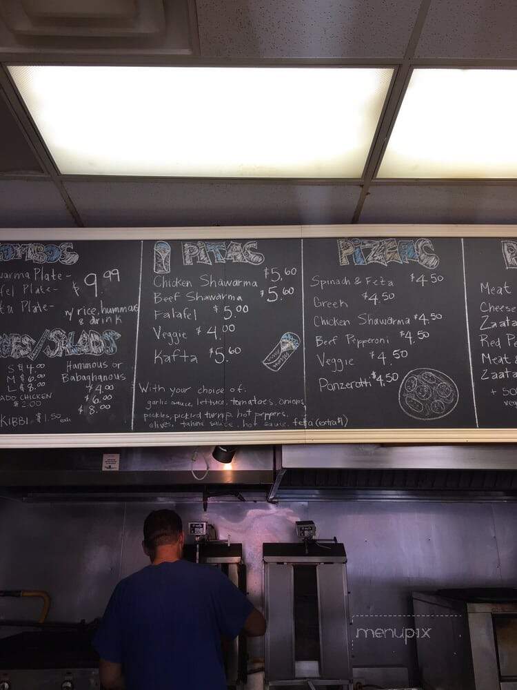 Friday's Pita Bakery - London, ON menu_pic