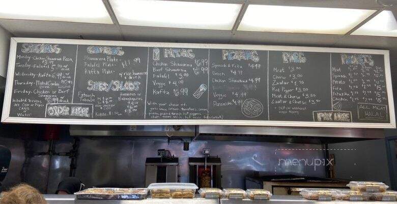 Friday's Pita Bakery - London, ON menu_pic