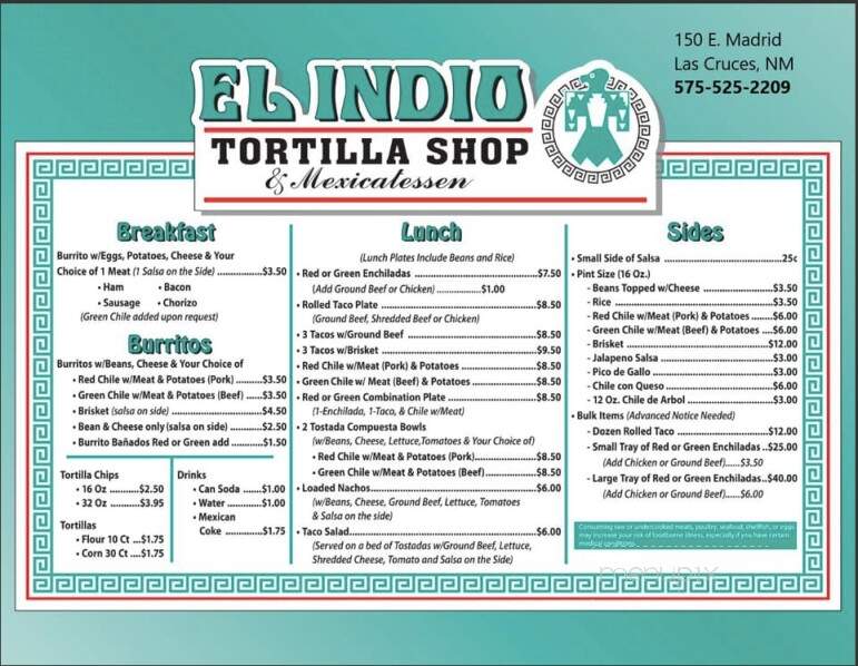 El Indio Tortilla Shop - Las Cruces, NM