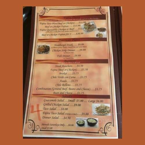 La Fiesta Restaurant - Hobbs, NM menu_pic