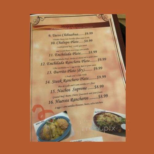 La Fiesta Restaurant - Hobbs, NM menu_pic