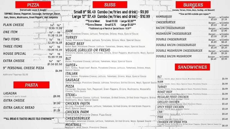Penny Pizza & Sub - Albemarle, NC menu_pic