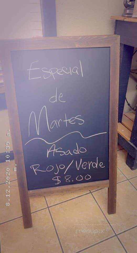 Los Tres Potrillos - Guymon, OK menu_pic