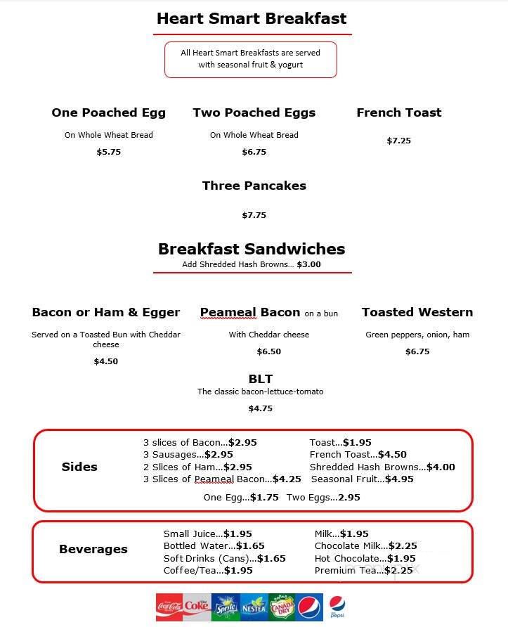 Dave's Place - Bancroft, ON menu_pic