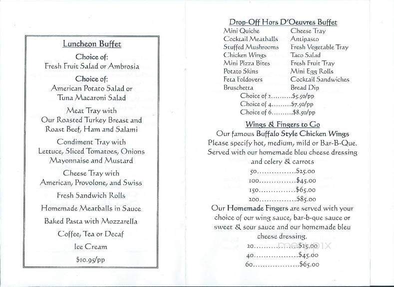Winner's Circle - Fonda, NY menu_pic