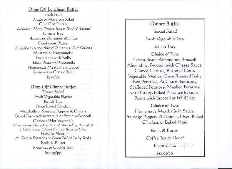 Winner's Circle - Fonda, NY menu_pic