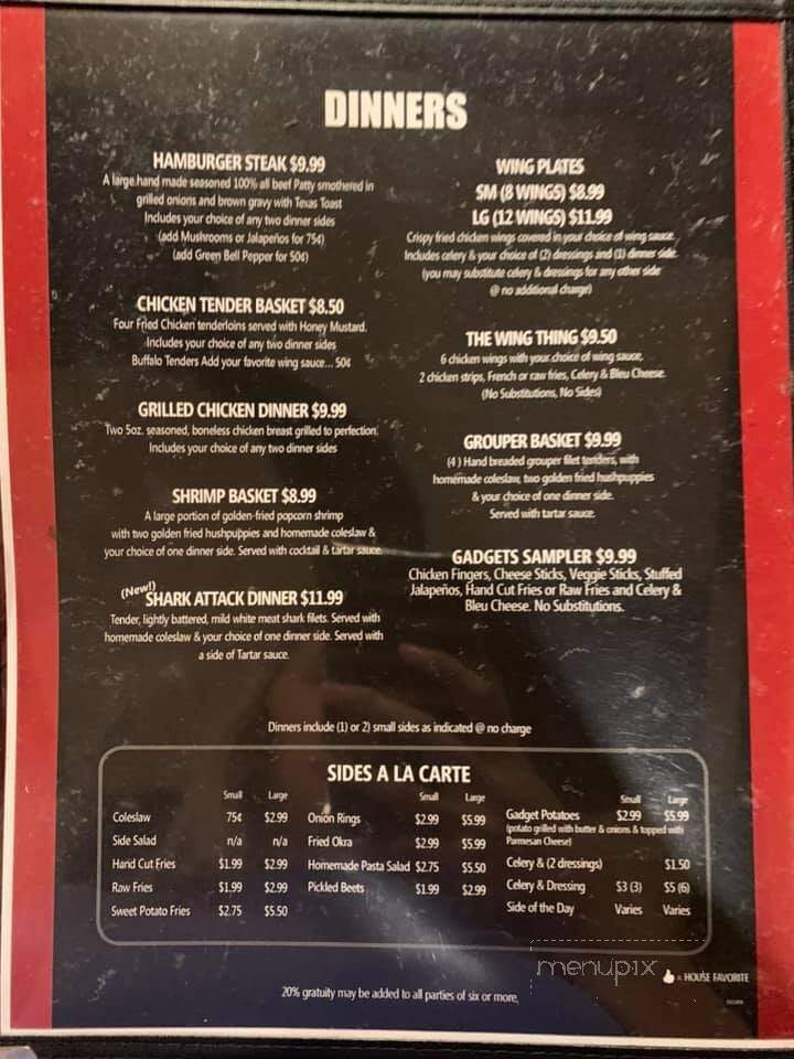 Gadgets Of Camden - Camden, SC menu_pic