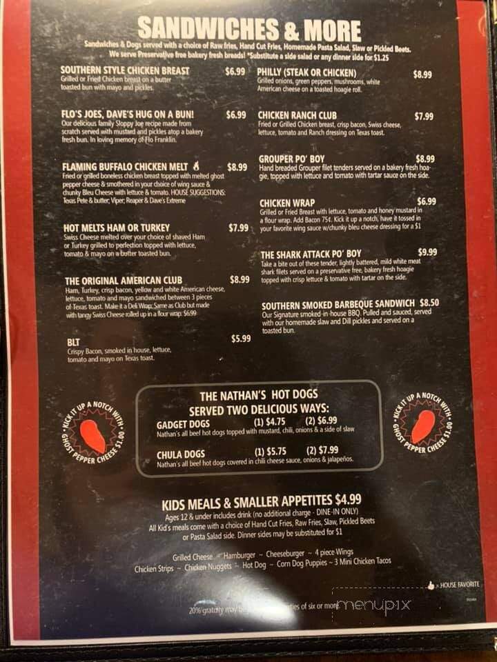 Gadgets Of Camden - Camden, SC menu_pic