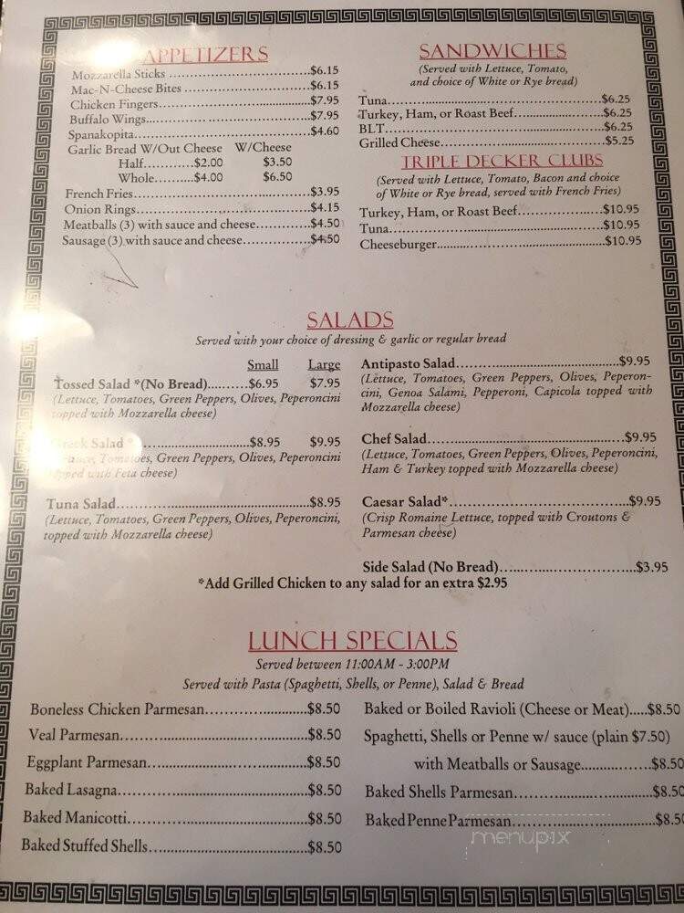 West Side Pizza Restaurant - Rocky Hill, CT