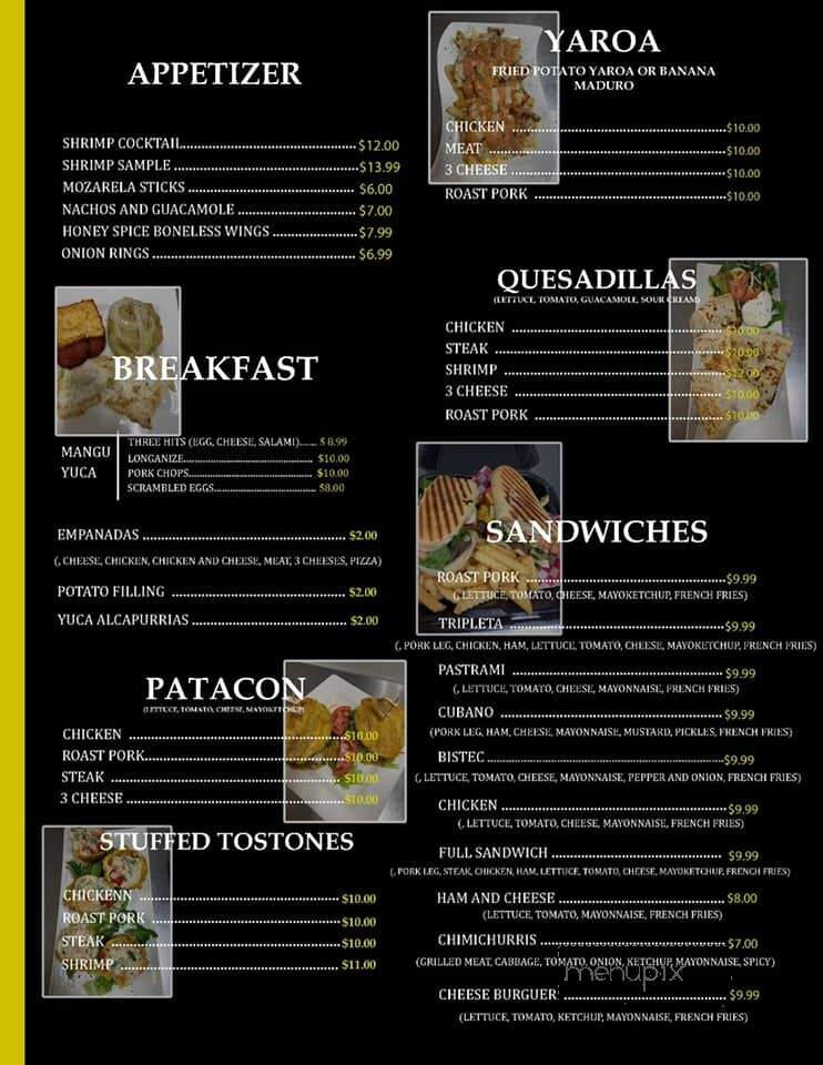 Wanda Mofongo House - Scranton, PA menu_pic