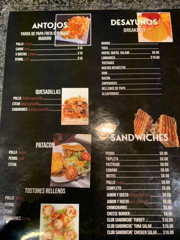 Wanda Mofongo House - Scranton, PA menu_pic