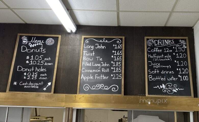 Mr D's Donut Shop - Shawnee Mission, KS menu_pic