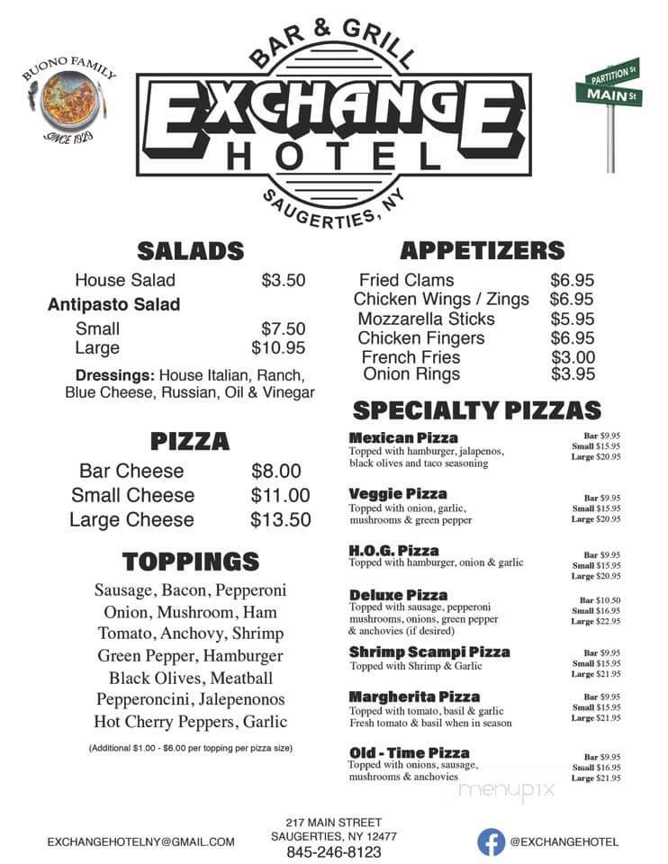 Exchange Hotel Bar and Grill - Saugerties, NY