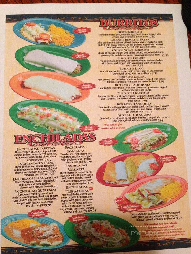 El Carreton - Berne, IN menu_pic