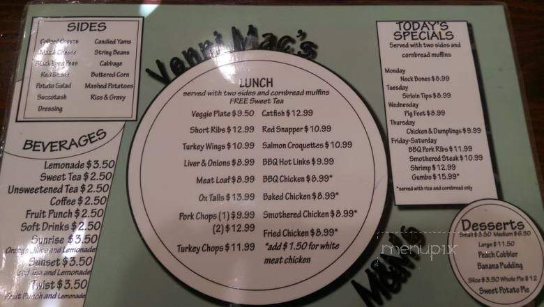 M & M Soul Food - Carson, CA menu_pic