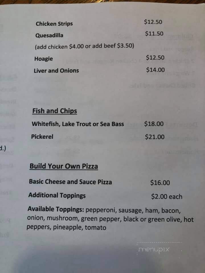 Boots & Saddles Roadhouse - Sault Ste Marie, ON menu_pic