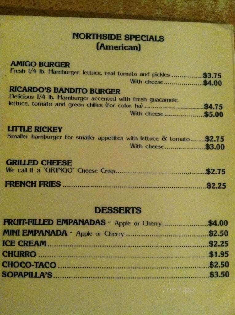 Mi Amigo Ricardo - Casa Grande, AZ menu_pic