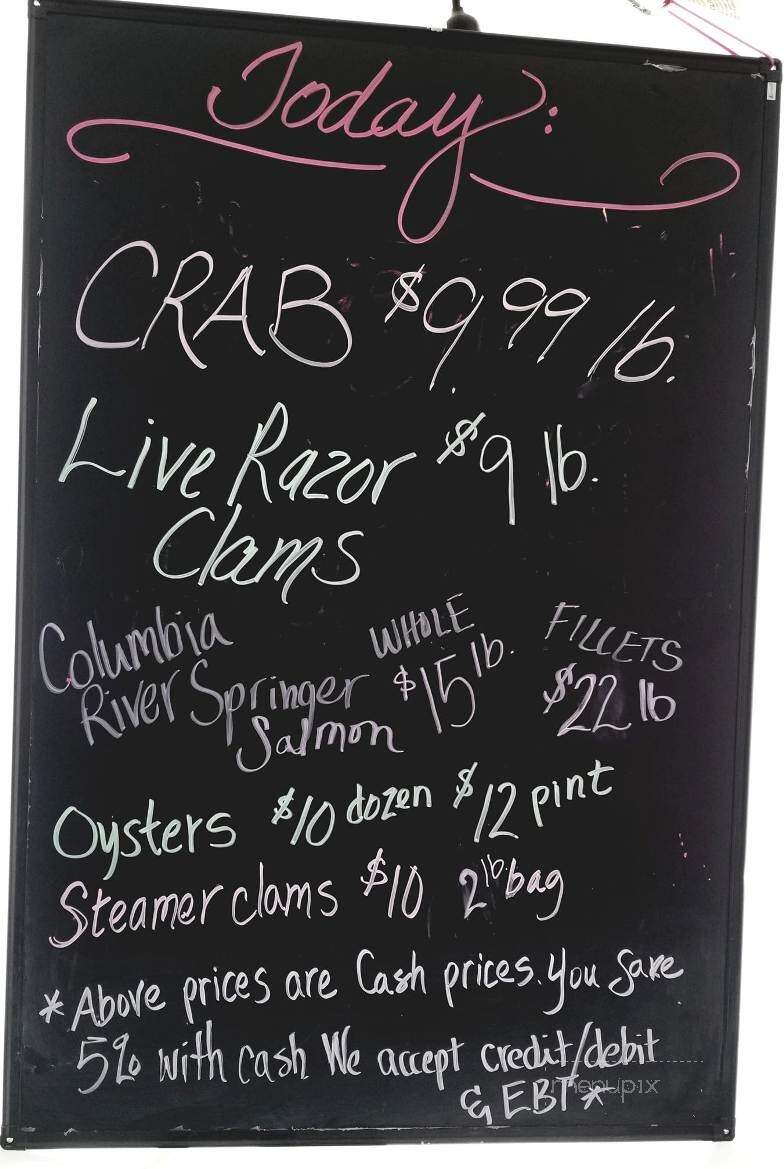 Kerby's Fish - Kelso, WA menu_pic