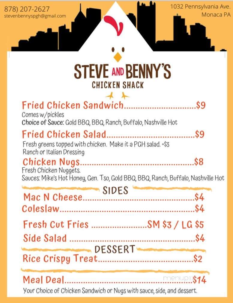Steve and Benny's Chicken Shack - Pittsburgh, PA