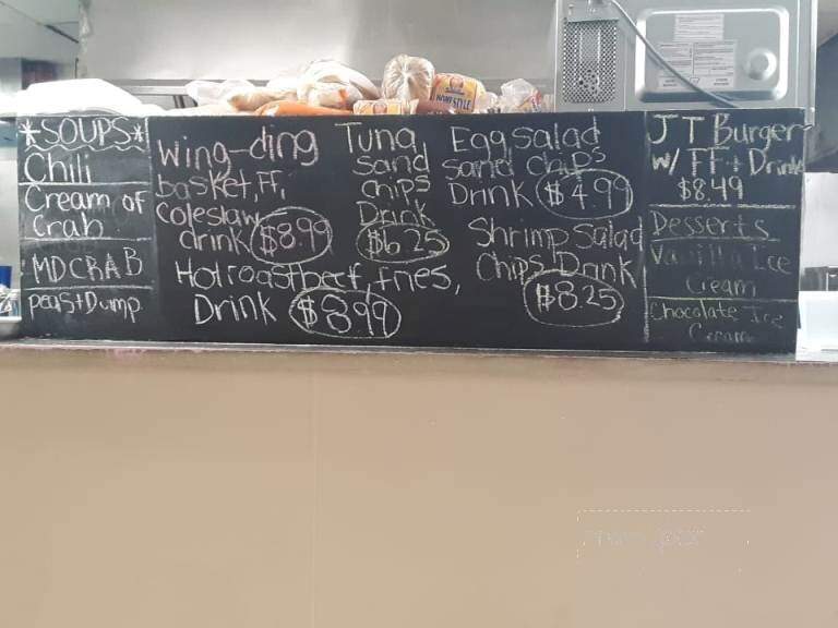 JT's Hometown Diner - Willards, MD menu_pic