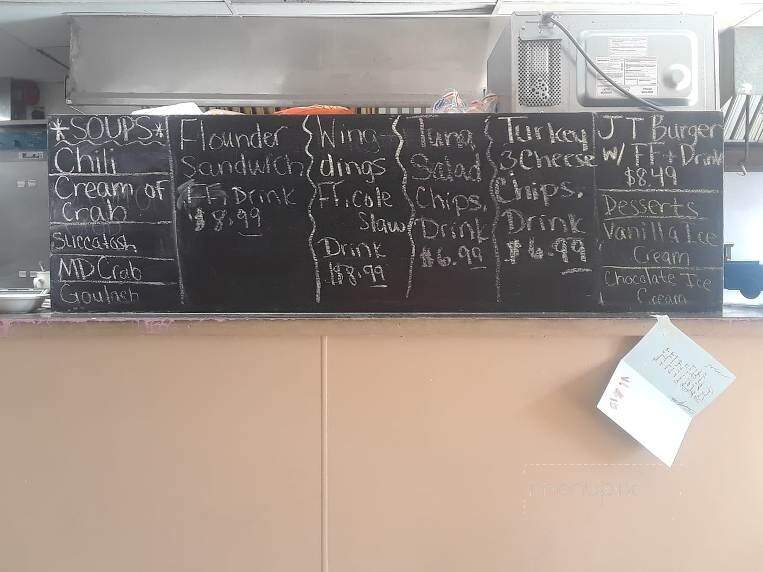JT's Hometown Diner - Willards, MD menu_pic