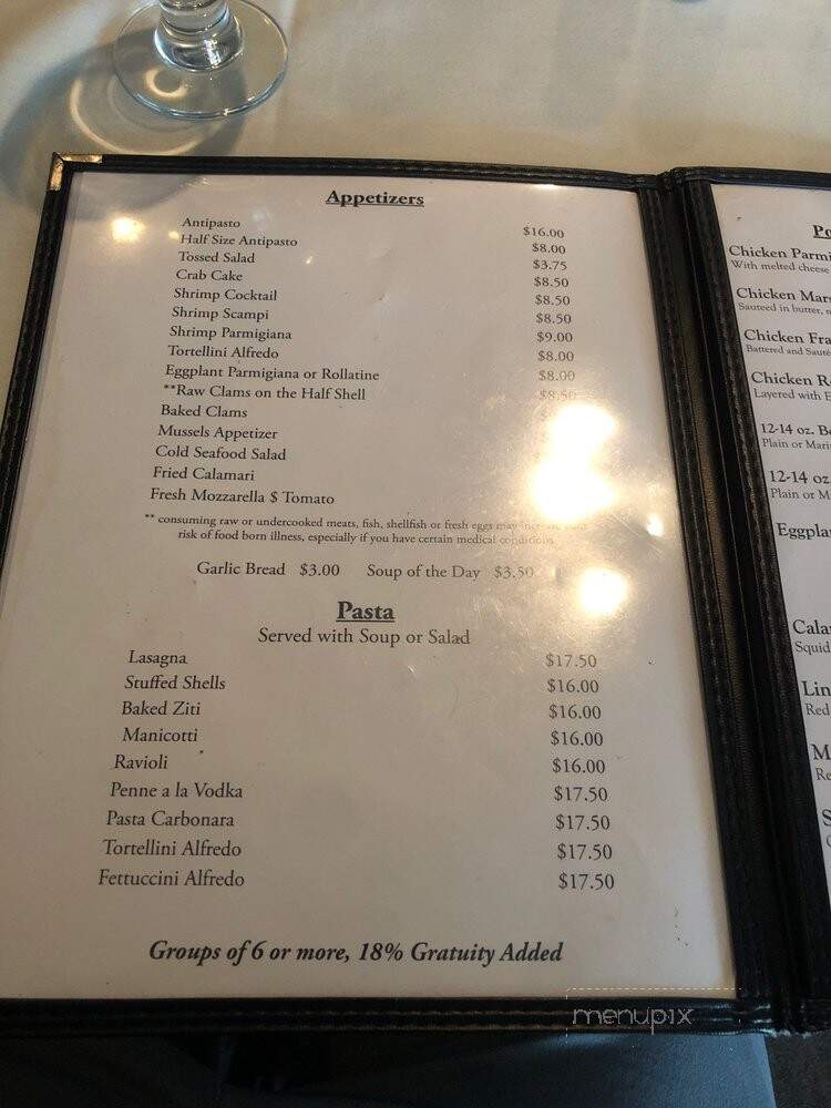Onofrio's Italian Restaurant - Mastic Beach, NY menu_pic