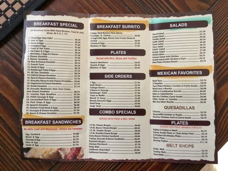 All Star Burgers - Desert Hot Springs, CA menu_pic