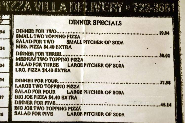 Pizza Villa - Merced, CA