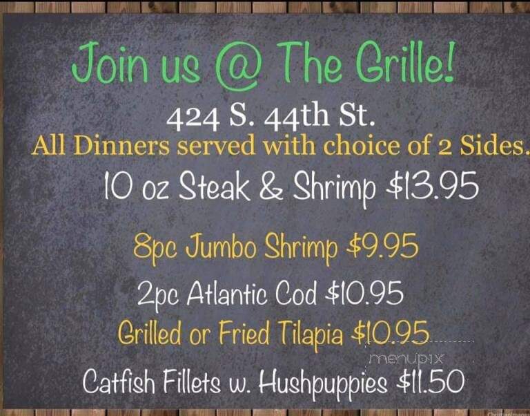 The Grille - Mount Vernon, IL menu_pic