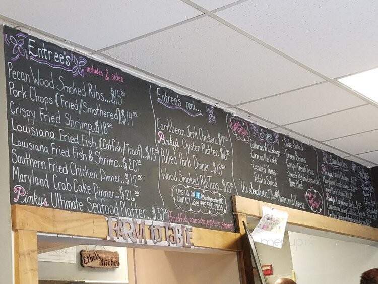 Pinky's Eatery - Owings, MD menu_pic
