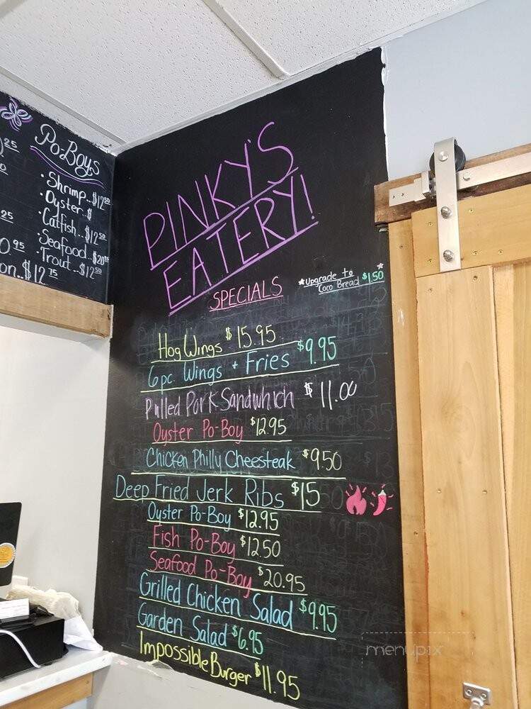 Pinky's Eatery - Owings, MD menu_pic