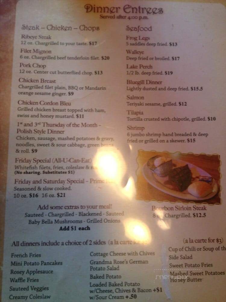Pejza's Lydick Tavern - South Bend, IN menu_pic