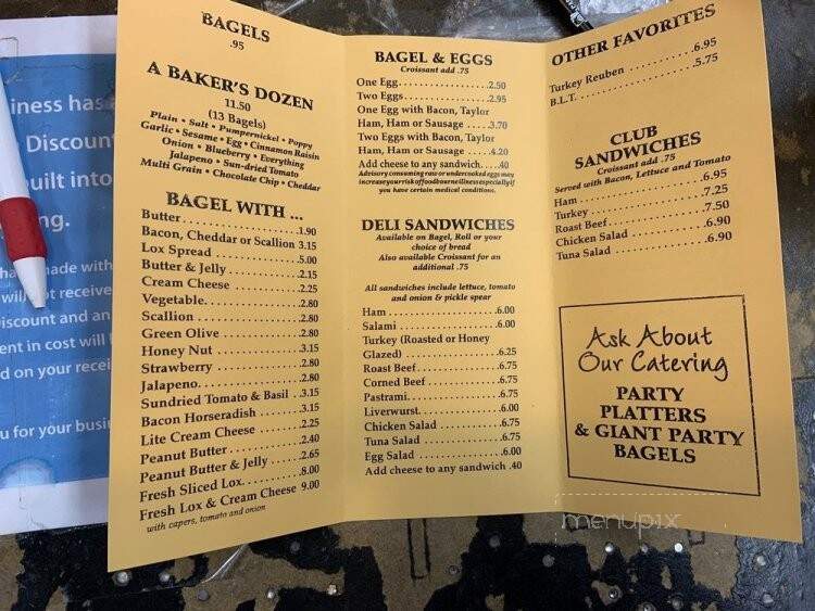 Soho Bagel Co - Canton, GA menu_pic
