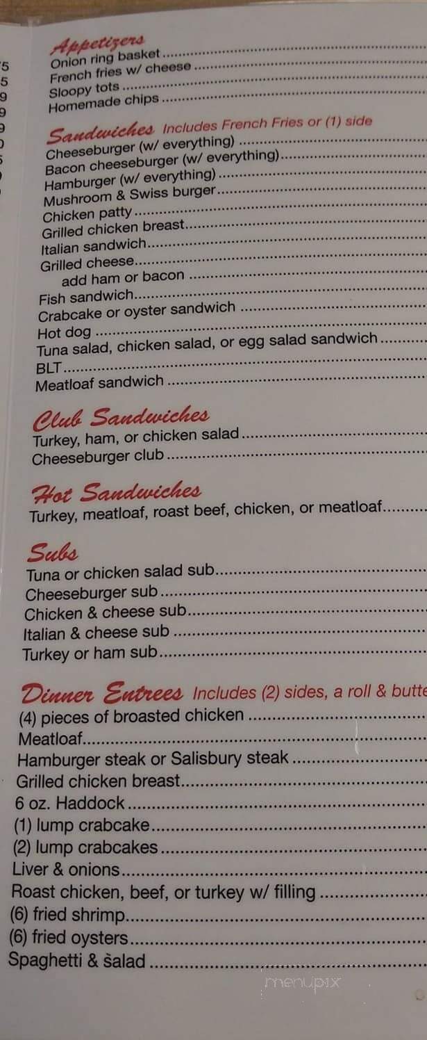 Route 74 Restaurant - Dover, PA menu_pic