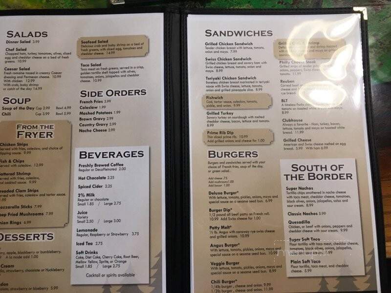 In Place - Forks, WA menu_pic