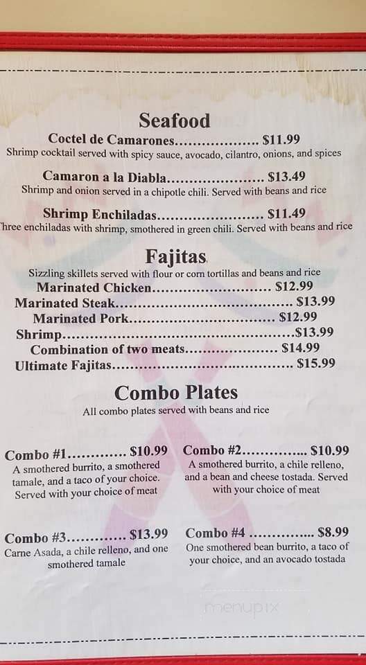 Los Dominguez Family Mexican - Wheatland, WY menu_pic