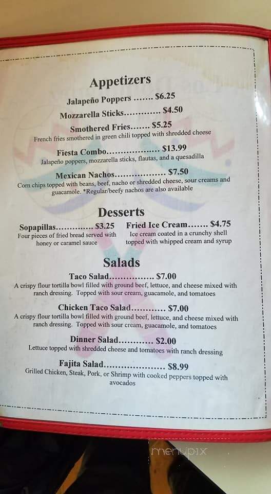 Los Dominguez Family Mexican - Wheatland, WY menu_pic