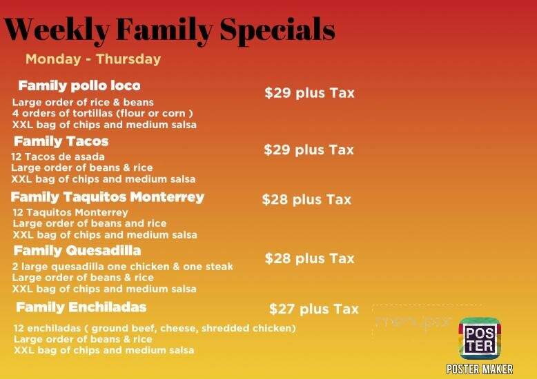 Los Mariachis - Anderson, MO menu_pic