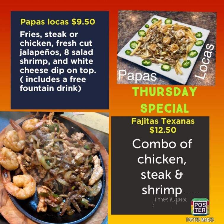 Los Mariachis - Anderson, MO menu_pic