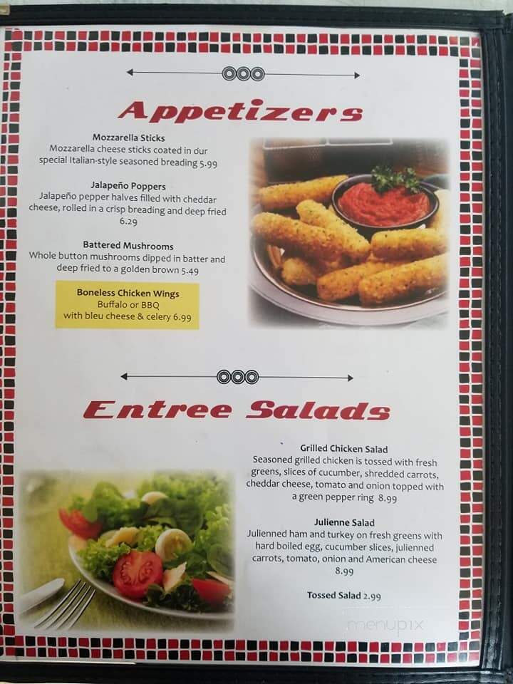 Modern Diner - Wellsville, NY menu_pic