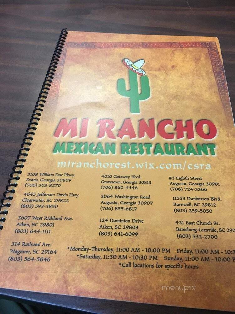 Mi Rancho - Barnwell, SC