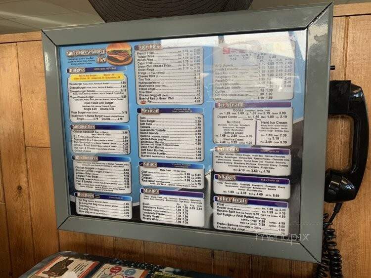 BJ's Burger - Lamar, CO menu_pic