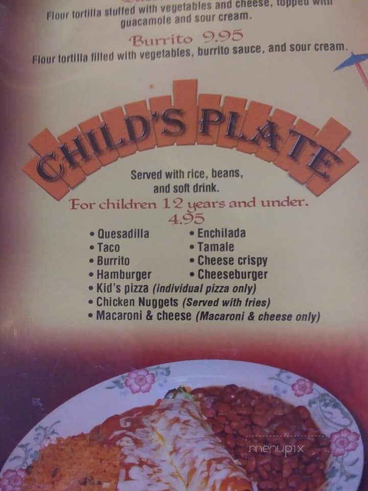 Guadalara Grill - Jefferson, OR menu_pic