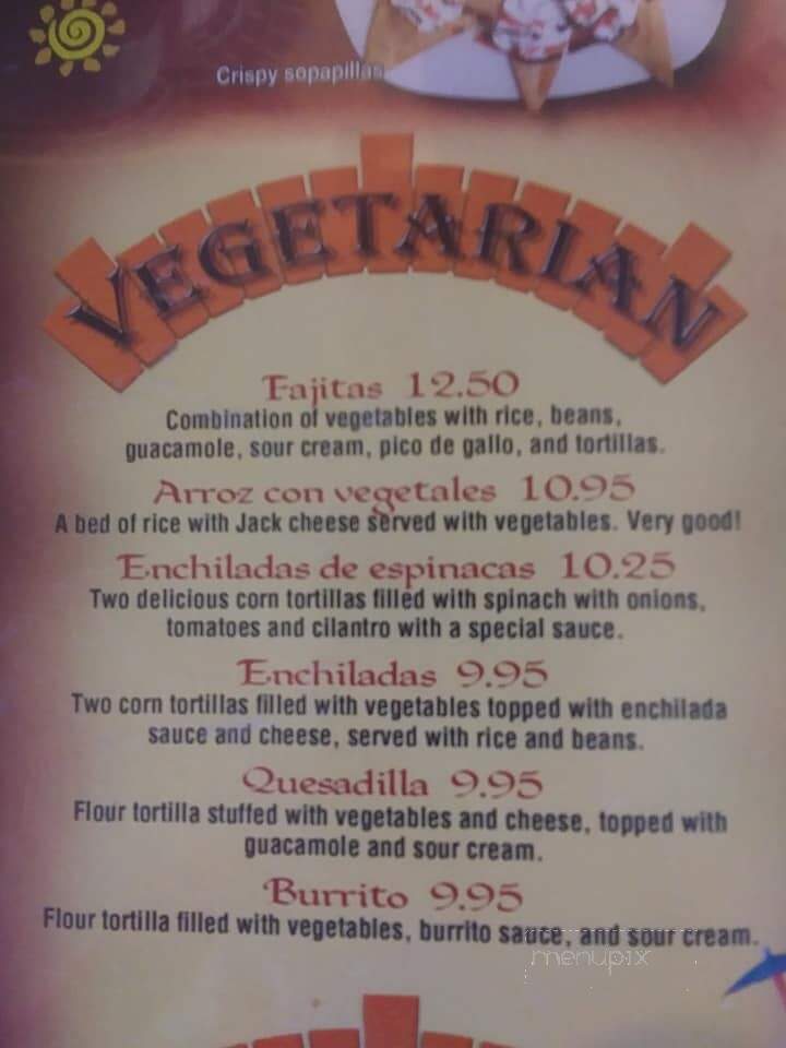 Guadalara Grill - Jefferson, OR menu_pic