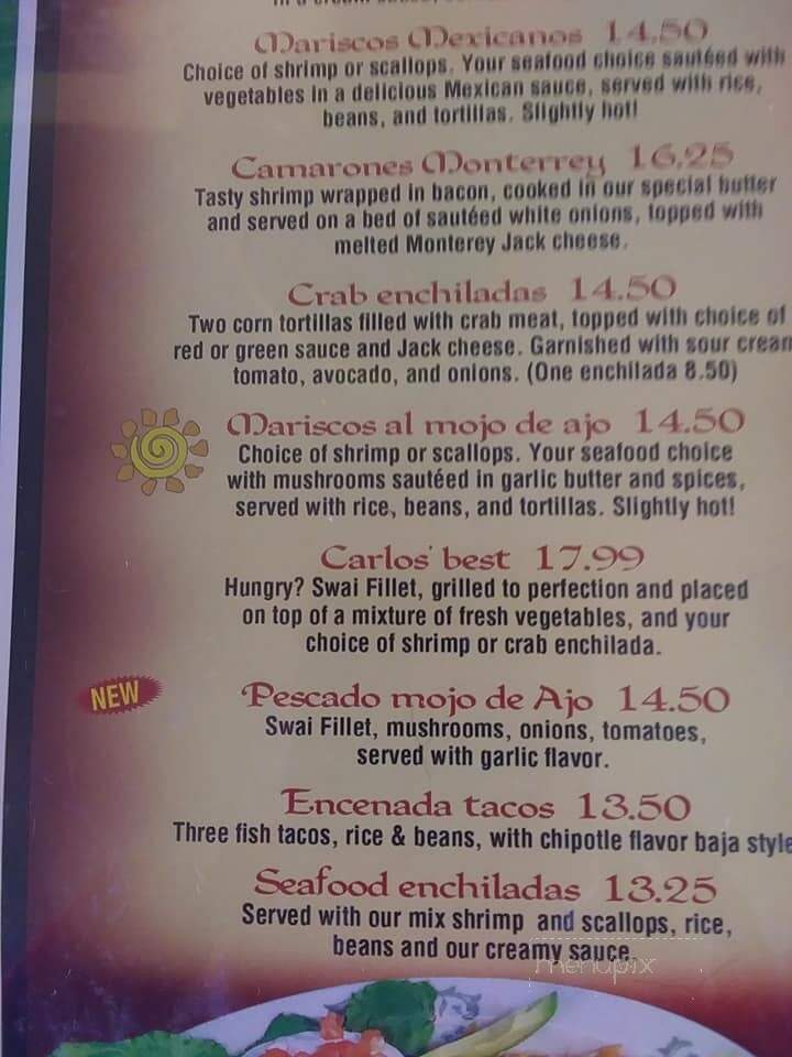 Guadalara Grill - Jefferson, OR menu_pic