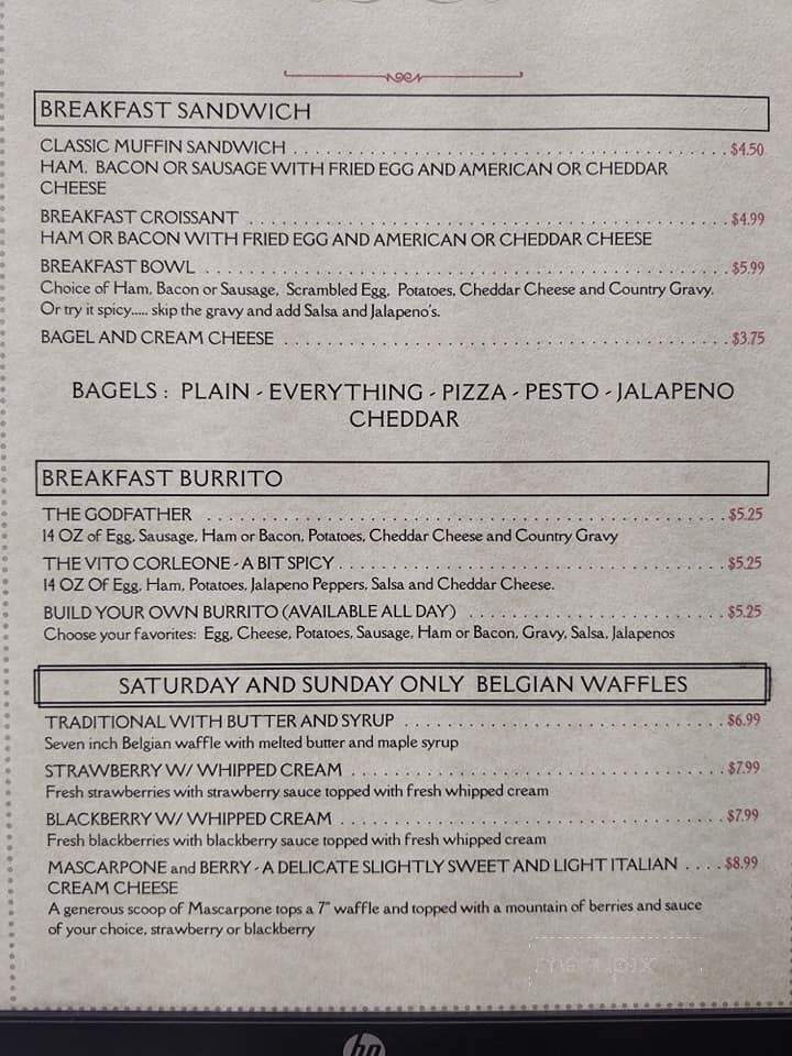 Pasquinelli's - Lower Lake, CA menu_pic