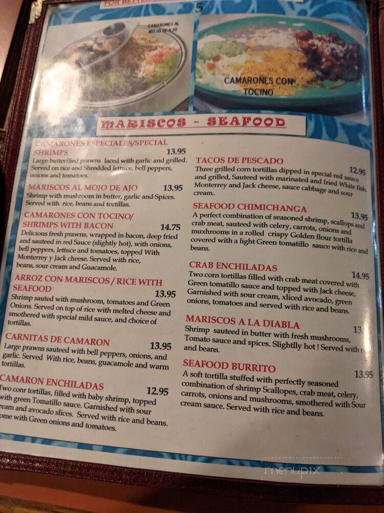 Bandon Rancho Viejo - Bandon, OR menu_pic